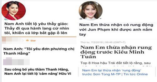 Liên tục bày tỏ tình cảm với những nhân vật đình đám, chị em Nam Anh - Nam Em xứng danh với tên gọi mỹ nhân rung động nhiều nhất Vbiz-2