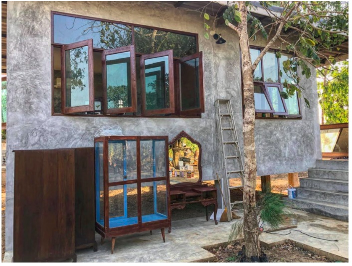 Nhà cấp 4 với thiết kế tường xi măng đơn giản khiến ai cũng ngỡ ngàng khi biết giá thi công hoàn thiện-5