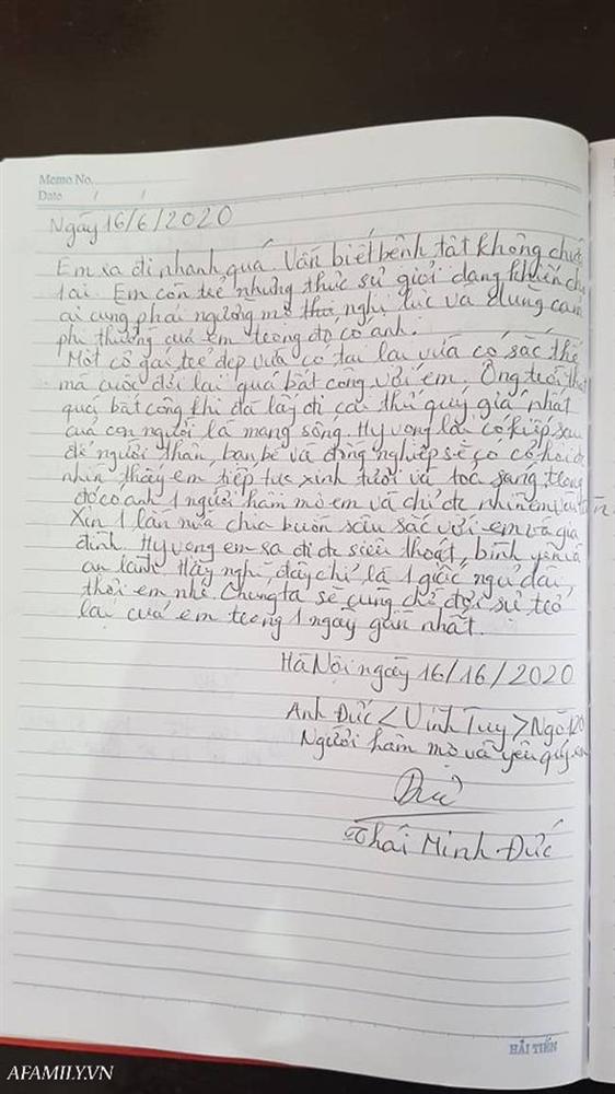 Vô cùng xúc động với dòng tâm sự trong cuốn sổ tang của BTV Quang Minh, BTV Long Vũ gửi gắm cho nữ MC Diệu Linh em sẽ mãi ở trong tim chúng tôi-6