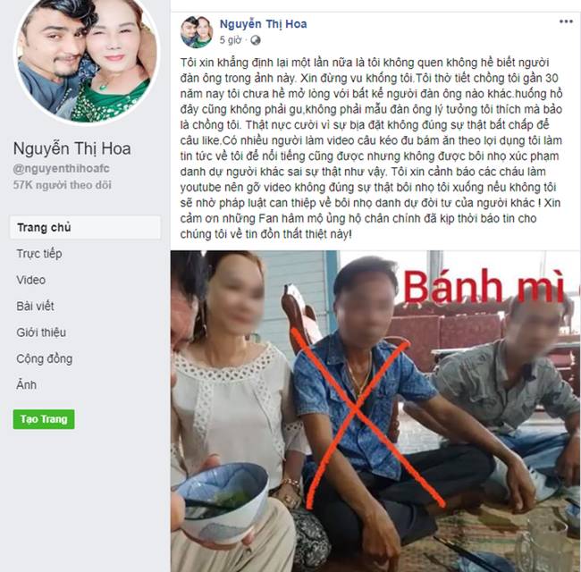 Sau lùm xùm chuyện chồng cũ nói xấu, cô dâu 65 tuổi lên tiếng: Hai vợ chồng đang rất hạnh phúc, tôi đã lên xã trình báo về trang cá nhân giả mạo và tiếp tục nhờ huyện can thiệp-2