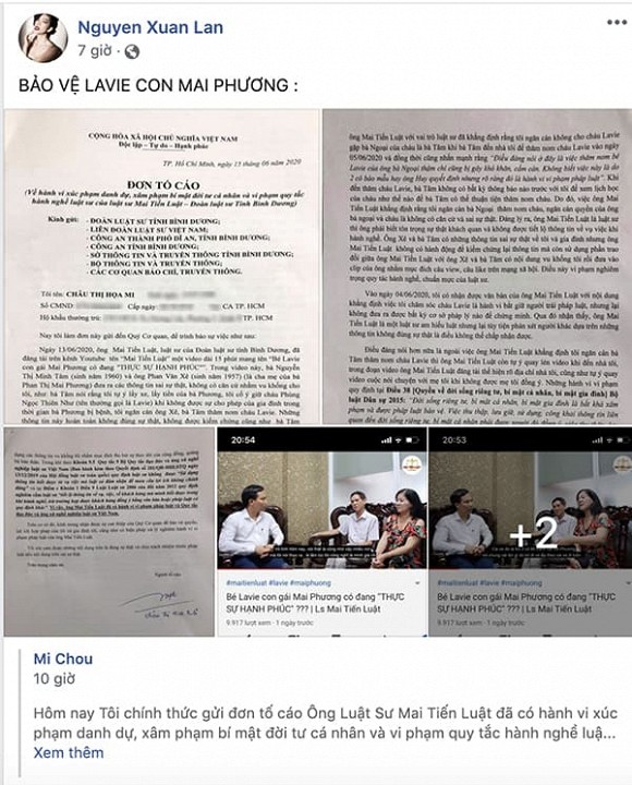Ốc Thanh Vân, Xuân Lan đồng loạt đứng về phía bảo mẫu của Mai Phương: Lạy trời cho Lavie được an toàn và hai bạn Mi được bình yên-5