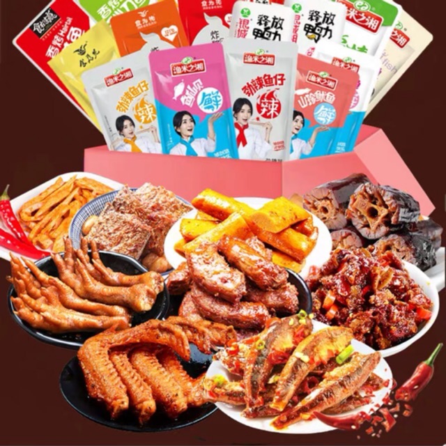 Rộ đồ ăn vặt nội địa Trung trên chợ mạng: Giá rẻ không thiếu thứ gì từ bánh kẹo, nước uống cho tới các loại thịt ăn liền-3