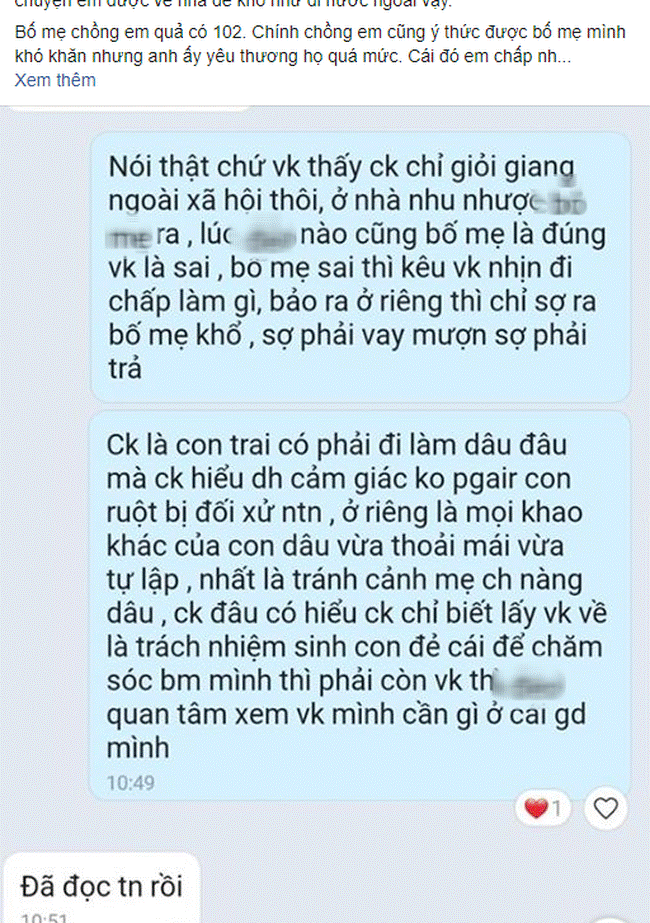 Dòng tin nhắn cụt ngủn của anh chồng nhu nhược không lo được cho vợ con và màn xách vali trong chiến thắng của cô vợ tự đứng lên làm chủ-1