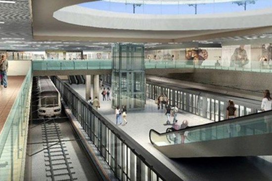 Ga ngầm metro tại TP.HCM trong tương lai