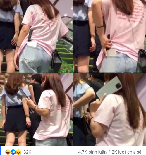 Tưởng cô gái trẻ cầm con dao phay đút túi phòng thân khi đi siêu thị, đến khi rút ra ai nấy đều... ngỡ ngàng-1