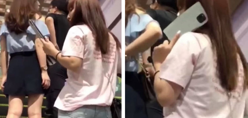 Tưởng cô gái trẻ cầm con dao phay đút túi phòng thân khi đi siêu thị, đến khi rút ra ai nấy đều... ngỡ ngàng-3