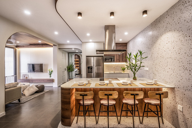 Căn hộ bo tròn hoàn thiện trong một tháng-6