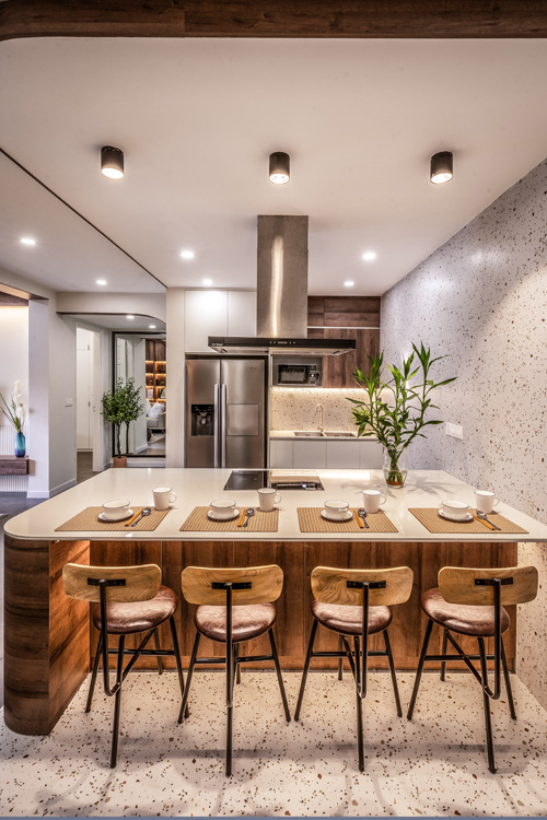 Căn hộ bo tròn hoàn thiện trong một tháng-7