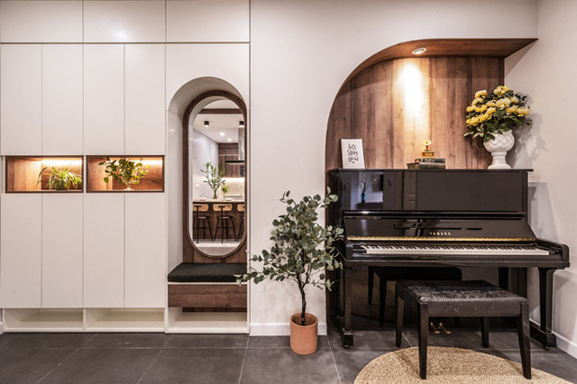 Căn hộ bo tròn hoàn thiện trong một tháng-8