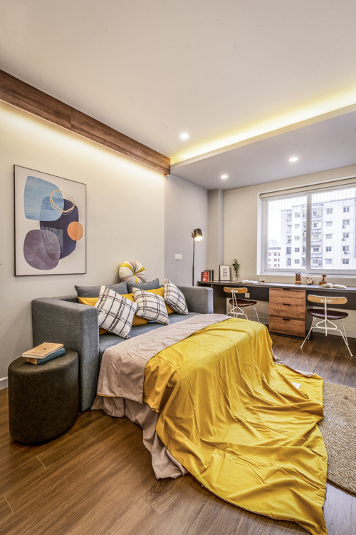 Căn hộ bo tròn hoàn thiện trong một tháng-11