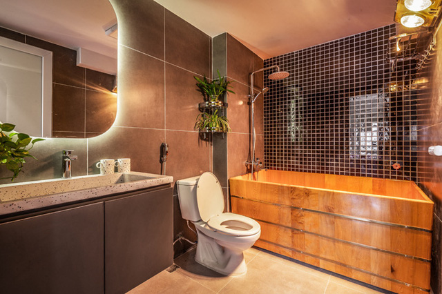 Căn hộ bo tròn hoàn thiện trong một tháng-13