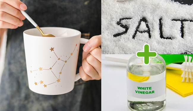 Tẩy vết ố trên cốc sứ trong chớp mắt cực hiệu quả với 3 nguyên liệu cho không-6