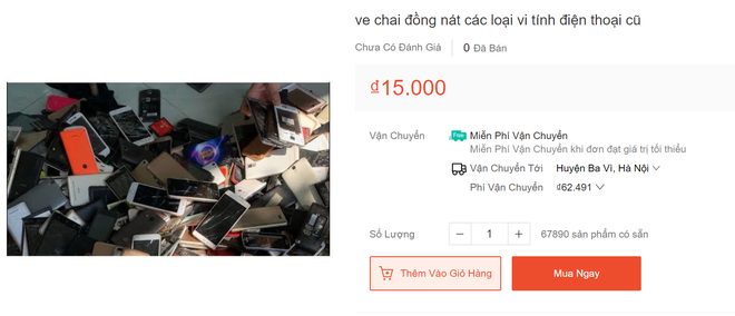 Đổi đời ve chai, đồng nát sắt vụn được bán online theo combo-2