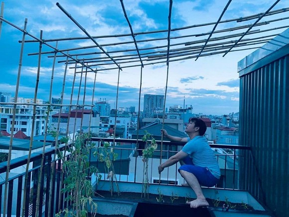 Khu vườn trong hai căn biệt thự của Ông hoàng nhạc đỏ Trọng Tấn-13