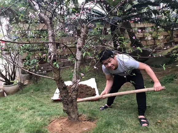 Khu vườn trong hai căn biệt thự của Ông hoàng nhạc đỏ Trọng Tấn-21