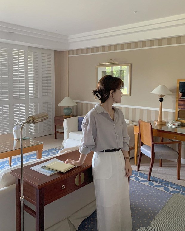 Với một chiếc áo sơ mi, nàng công sở vẫn mặc đẹp suốt cả tuần nhờ 7 công thức này-10