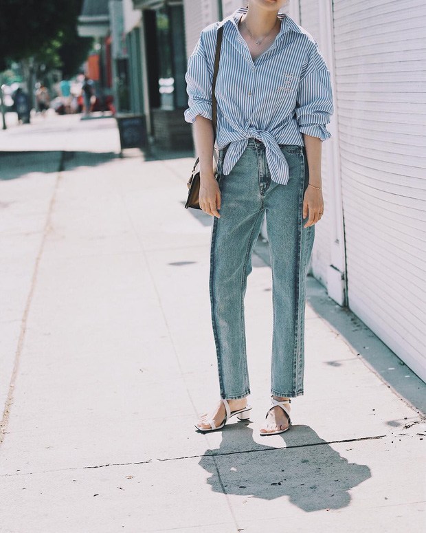 Với một chiếc áo sơ mi, nàng công sở vẫn mặc đẹp suốt cả tuần nhờ 7 công thức này-24