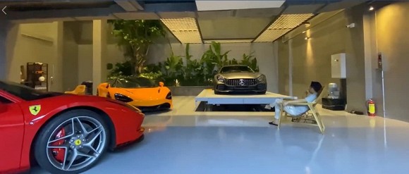Cường Đô la hé lộ những góc yêu thích trong nhà, nhìn 4 siêu xe ai cũng mê-13