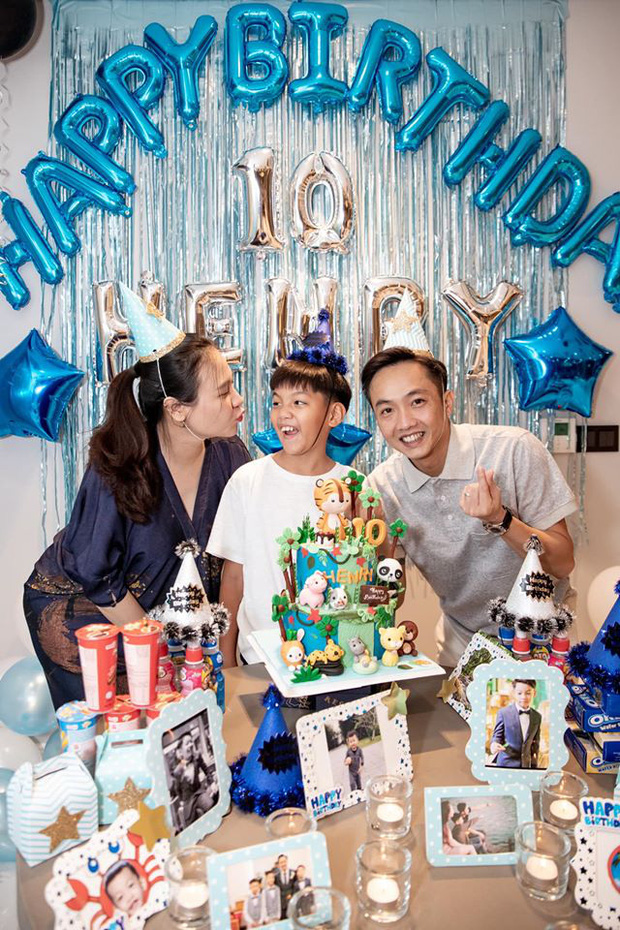 Cường Đô la và vợ cùng tổ chức sinh nhật cho Subeo, vòng 2 đã lớn rõ của Đàm Thu Trang gây chú ý-1