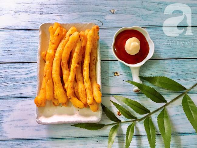 Hễ cuối tuần là con tôi đòi mẹ làm khoai tây que cho ăn vì cả 2 đứa đều thích mê-8