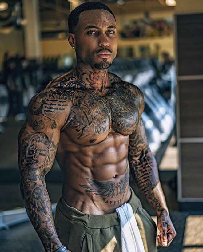 Vua chống đẩy” xăm trổ kín người, cơ bắp cực đẹp: Hít đất” 1200 lần/ngày-3