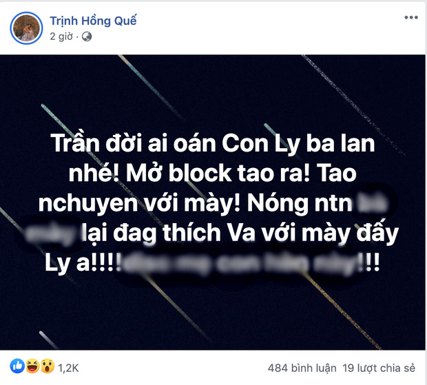 Hồng Quế yêu cầu Lưu Đê Ly mở block Facebook để nói chuyện, chiều nay sẽ qua tận nơi xử lý-1