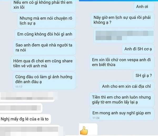 Vụ bóc phốt hot nhất ngày thứ Hai: Hẹn hò qua mạng rồi để quên túi xách ở xe bạn trai, cô gái nhắn tin xin lại thì bị chửi Anh đi SH mà phải lấy tiền của mày à?-3