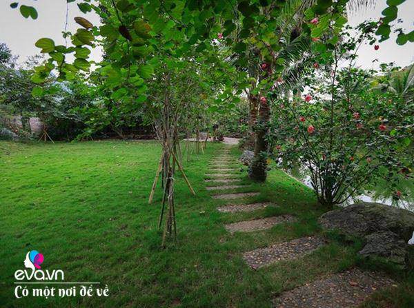 Cô giáo về hưu dựng nhà sàn giữa thung lũng 7000m², tìm bình yên cách Hà Nội 49km-17