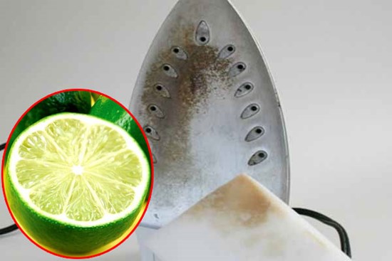 Đánh bay vết bẩn, cháy vàng, rỉ sét trên mặt bàn là với nguyên liệu có sẵn trong bếp