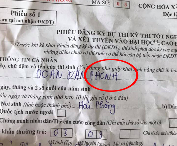 Cười méo mặt những lỗi hay gặp khi điền phiếu đăng ký dự thi: Thông tin thì thuộc làu làu nhưng lại viết sai ngớ ngẩn thế này-4