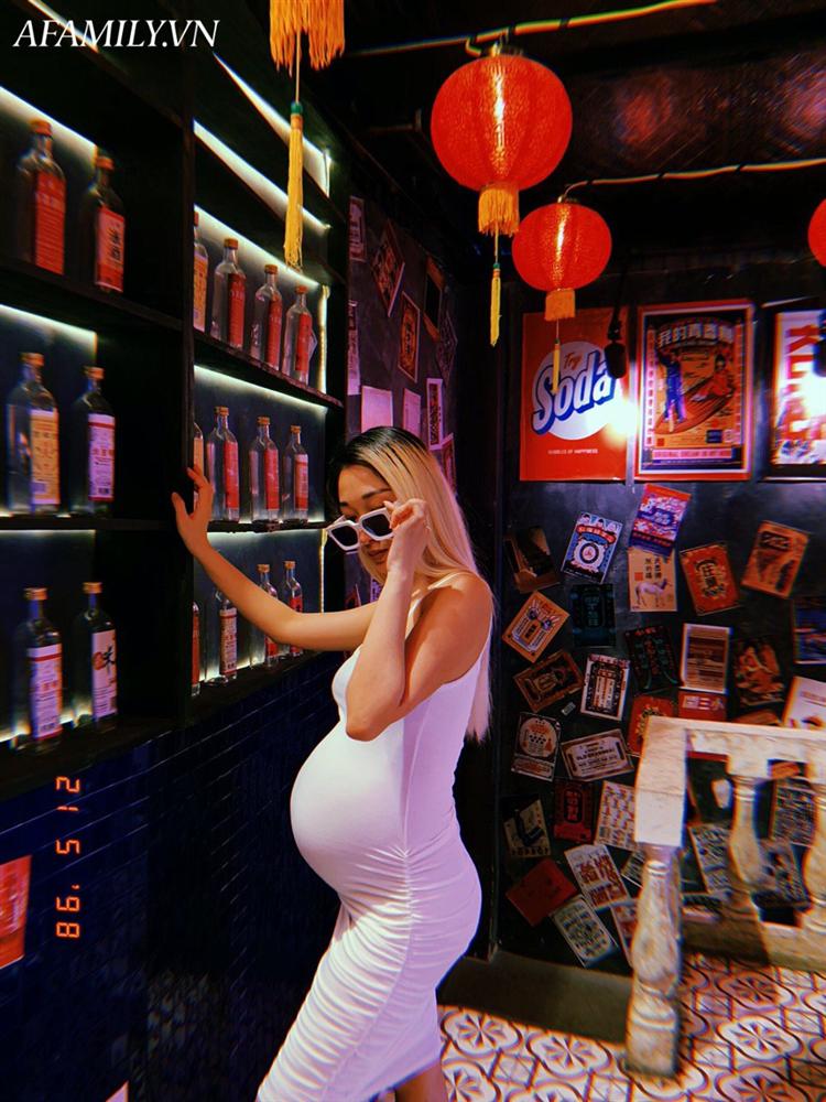 Mẹ bầu Thái Bình mang thai 7 tháng đẹp xuất sắc, thần thái ngời ngời đập tan quan niệm cứ bầu bí là ngoại hình tuột dốc-4