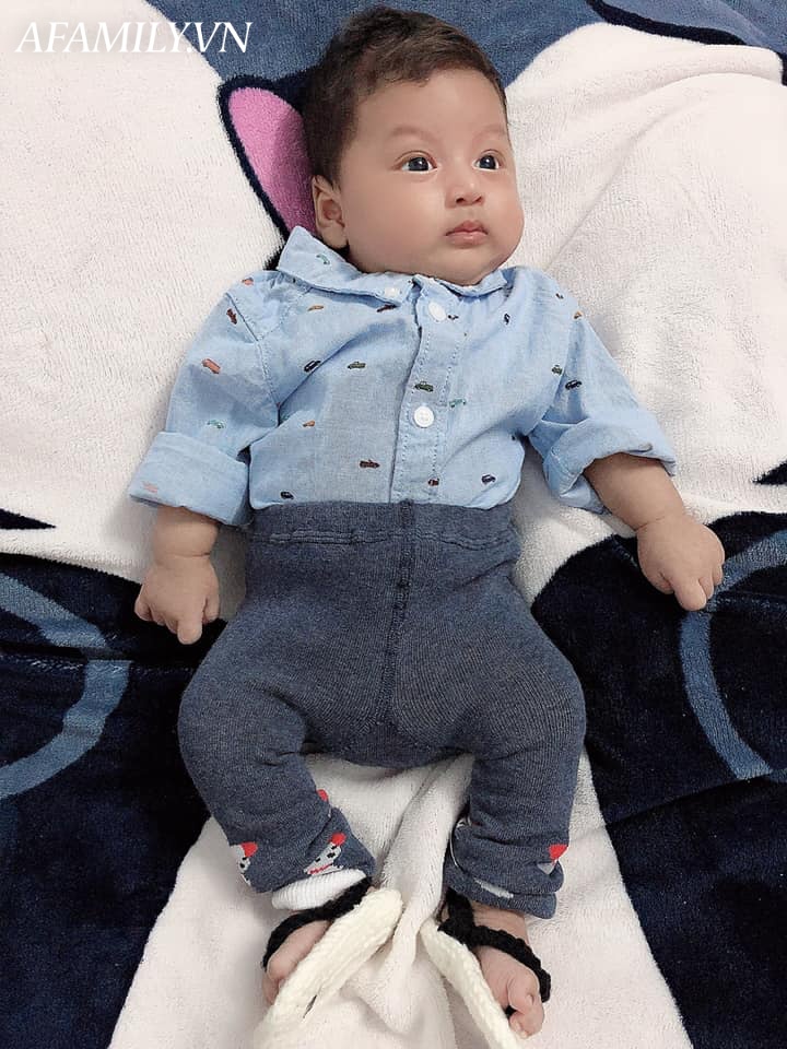 Lúc bầu bí hâm mộ Đặng Văn Lâm cuồng nhiệt, mẹ 9x Tây Ninh sinh con ra ai nhìn mặt bé cũng giật mình-9