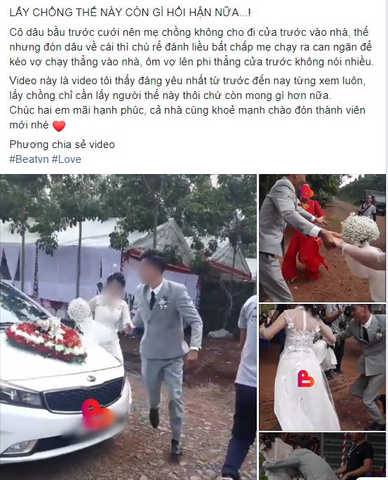 Xôn xao câu chuyện cô dâu mang bầu, mẹ chồng bắt đi vào từ cửa sau trong đám cưới và hành động bất chấp của chú rể-1