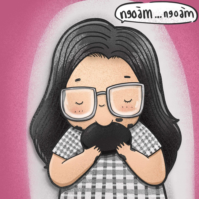 Trước lúc đi đẻ được chồng vẽ cho một tấm ảnh để đời, người vợ bỗng trở nên nổi tiếng, phủ sóng khắp các trang mạng xã hội-6