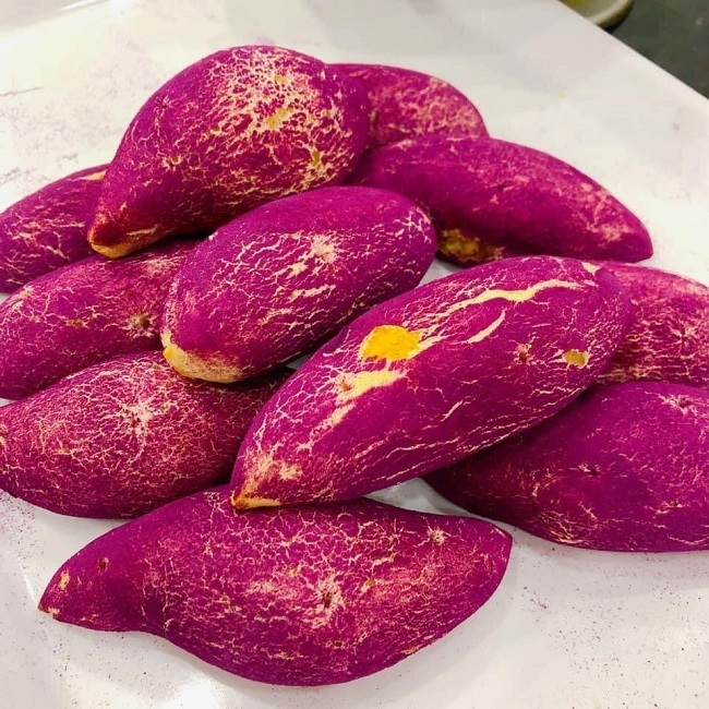 Bánh mì khoai lang tím sốt trên chợ mạng, ngày làm 500 chiếc không đủ bán-1