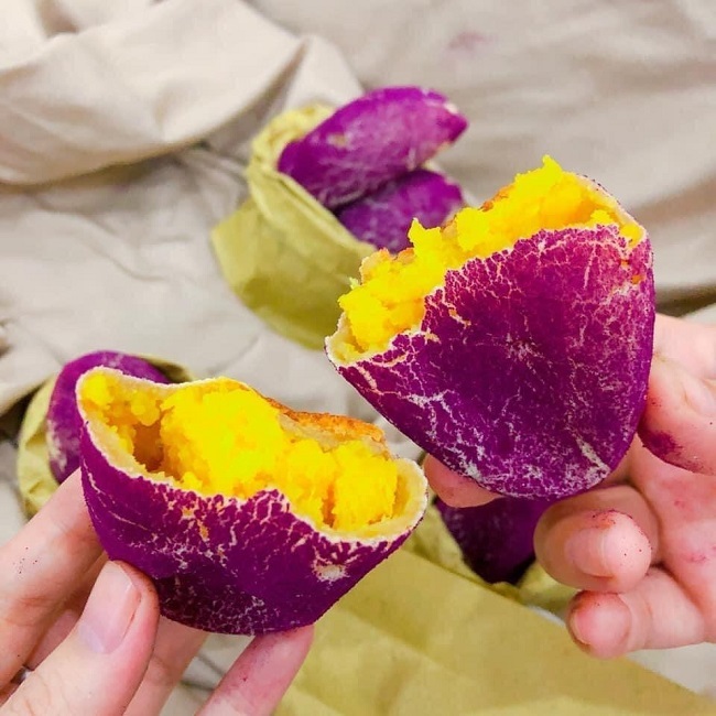 Bánh mì khoai lang tím sốt trên chợ mạng, ngày làm 500 chiếc không đủ bán-4