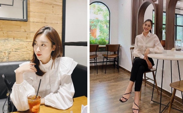 Đang chung nhịp phong cách, Tiểu Vy chợt đối đầu đàn chị Đỗ Mỹ Linh-3