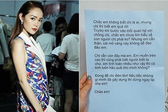 Minh Hằng thừa nhận thư nặc danh tố giật chồng là do ê kíp gửi nhằm tạo bất ngờ cho mình