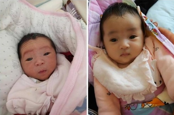 Mẹ muốn khóc khi con gái mới sinh trông như củ khoai môn, 3 tháng sau bé có pha thay đổi ngoại hình khiến ai cũng ngỡ ngàng-4