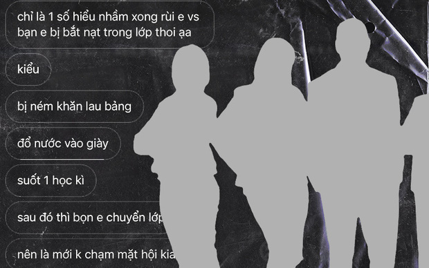 Suốt 1 học kì, mình và bạn thân bị ném khăn lau bảng, bị đổ nước vào giày nhưng tụi mình đã im lặng-4