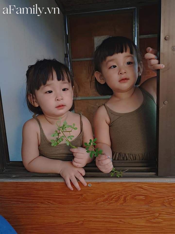 Mê tít cặp sinh đôi Cam và Dứa giống nhau như 2 giọt nước, ra đường ai cũng tấm tắc khen xinh như diễn viên Hàn Quốc-5