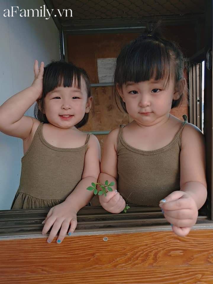 Mê tít cặp sinh đôi Cam và Dứa giống nhau như 2 giọt nước, ra đường ai cũng tấm tắc khen xinh như diễn viên Hàn Quốc-6