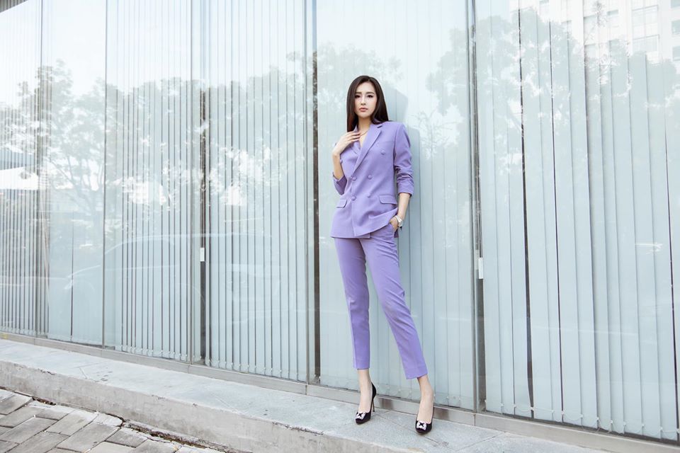 Sao Việt khi diện suit tím hot trend: Người đẹp tinh tế, người sến sẩm; nàng công sở xem cũng rút được khối kinh nghiệm-3