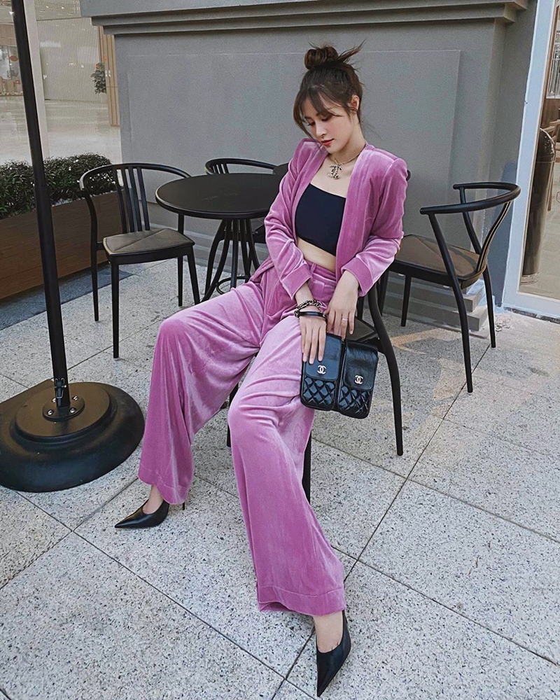 Sao Việt khi diện suit tím hot trend: Người đẹp tinh tế, người sến sẩm; nàng công sở xem cũng rút được khối kinh nghiệm-5