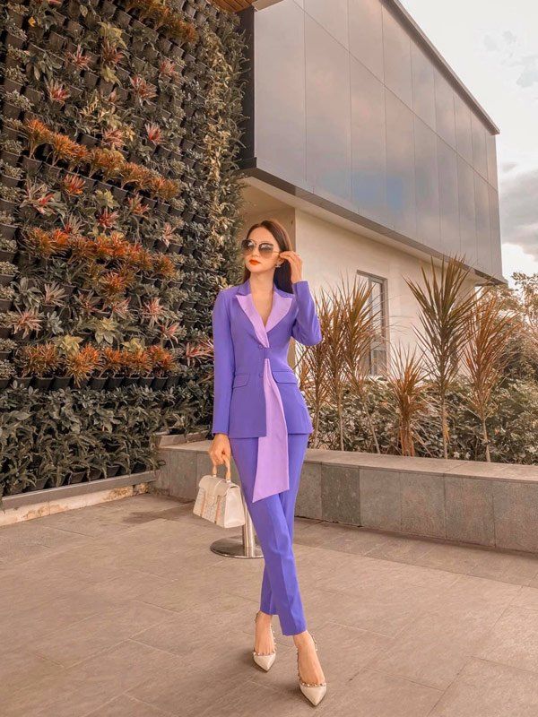Sao Việt khi diện suit tím hot trend: Người đẹp tinh tế, người sến sẩm; nàng công sở xem cũng rút được khối kinh nghiệm-6