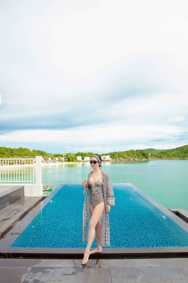 Hoa hậu Giáng My gây sốt khi diện đồ bơi khoe vòng 1 bốc lửa, ai tin đây là vóc dáng của mỹ nhân U50?-6