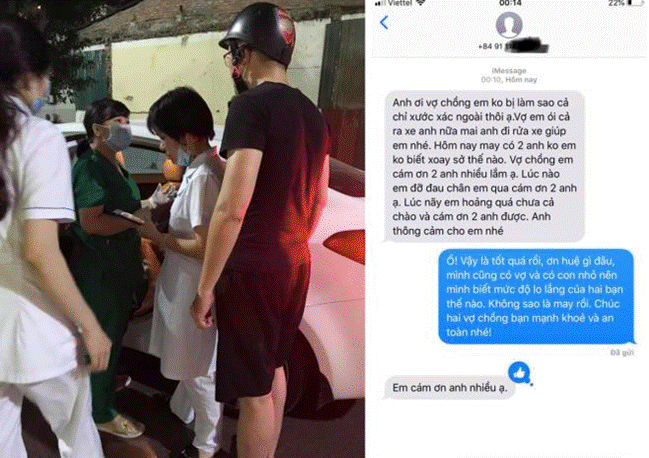 Thấy người phụ nữ mang bầu gặp tai nạn nằm co giật giữa đường trong đêm vắng, tài xế ô tô có hành động đẹp khiến nhiều người cảm kích-5