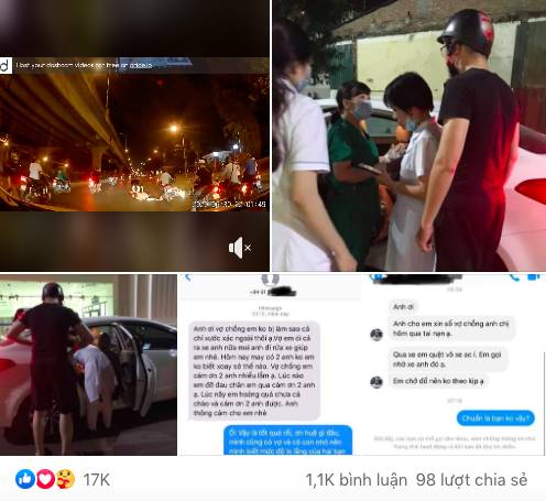 Thấy người phụ nữ mang bầu gặp tai nạn nằm co giật giữa đường trong đêm vắng, tài xế ô tô có hành động đẹp khiến nhiều người cảm kích-4