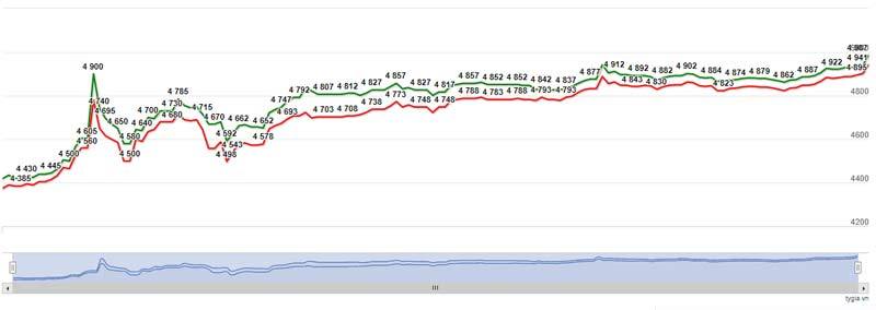 Vàng vượt 50 triệu/lượng, ngồi trên đống lửa chỉ muốn nhảy đi mua-2