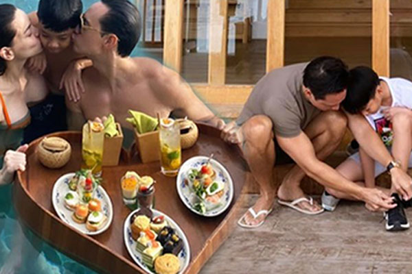 Ốc Thanh Vân hội ngộ gia đình Hà Hồ trong kì nghỉ sang chảnh, tiện dành lời chúc phúc cho mẹ bầu và Kim Lý-6